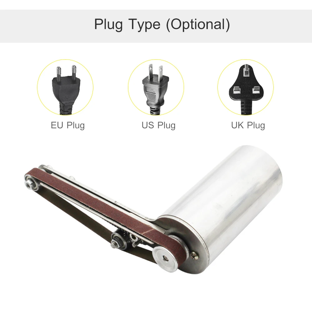 24 В 90 Вт Мини Ручной Электрический полировщик из нержавеющей стали ленточный