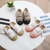 childrens canvas shoes soft cute biscuit shoes baby shoes childrens cloth shoes board shoes bread shoes flats cute student hot