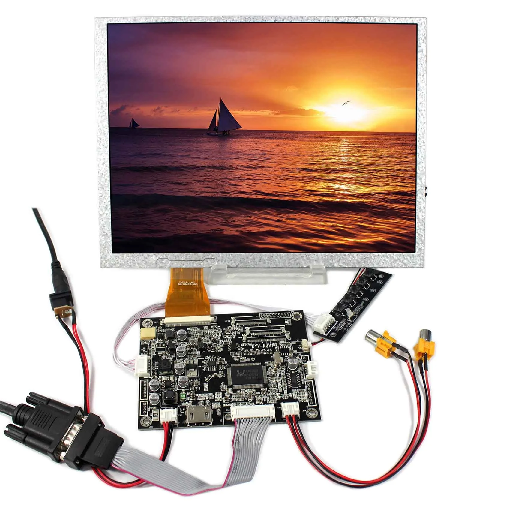 ЖК-дисплей 10 4 дюйма A104SN03 V1 800X600 60 контактов ЖК-экран с HDMI VGA AV плата контроллера
