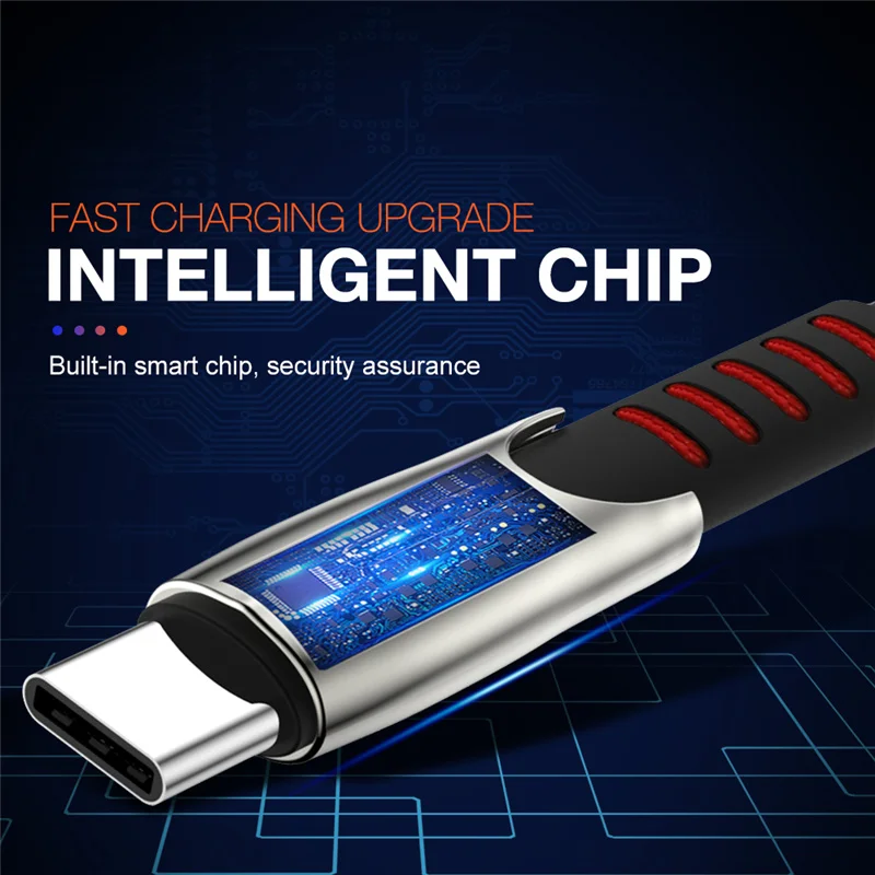 USB C Быстрая зарядка зарядное устройство кабель для samsung huawei Xiaomi Lg sony Motorola type Android