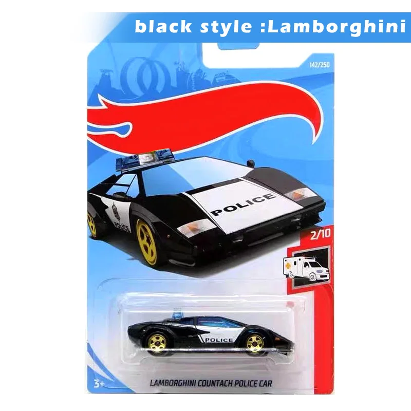 black Lamborghini Hot Wheels 1: 64 масштабная модель автомобиля коллекция сплава автомобиля игрушки для мальчиков дети взрослые подарки AN88 - Цвет: black Lamborghini