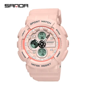 Sport Digital Watch Women Waterproof Luminous Display Clock Fashion Girls Dress Wristwatch SANDA Electronic Watches 2021