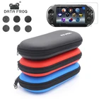Ударопрочный жесткий чехол DATA FROG, Защитная сумка для PSV консоли, сумка для хранения с PSV 10002000 закаленной пленкой, силиконовый аналоговый стик