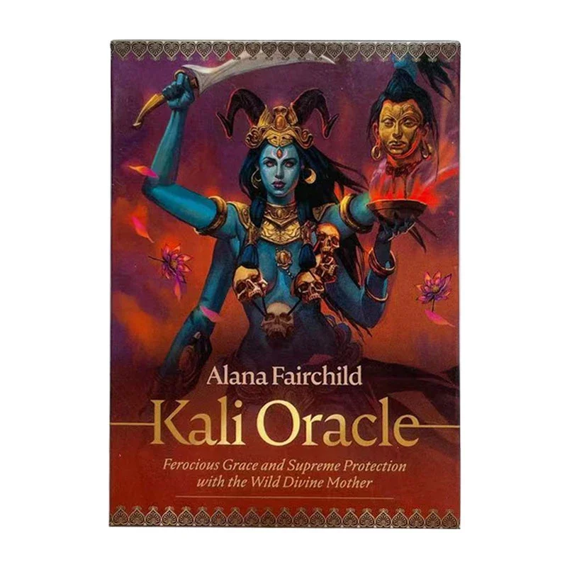 

Kali Oracle Card Coated Paper 44 Card Fate Divination Tarot Deck For Adult Children Game Family Friend Entertainment Board Game