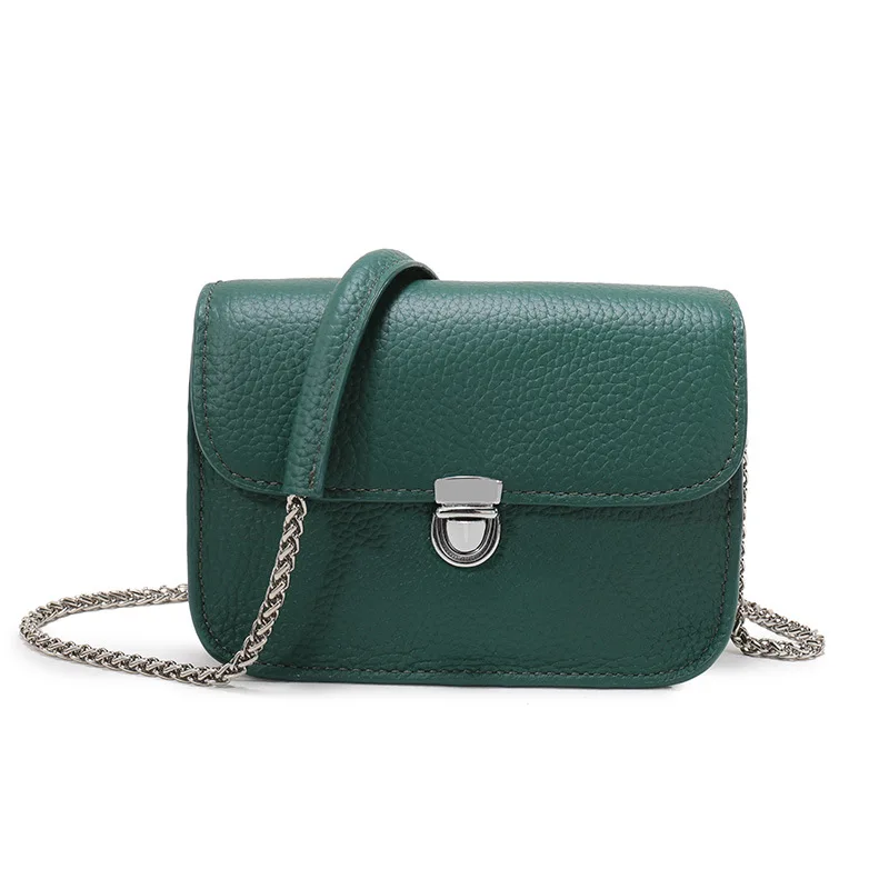 2021 женские сумки известных брендов Женская сумка почтальон из настоящей кожи