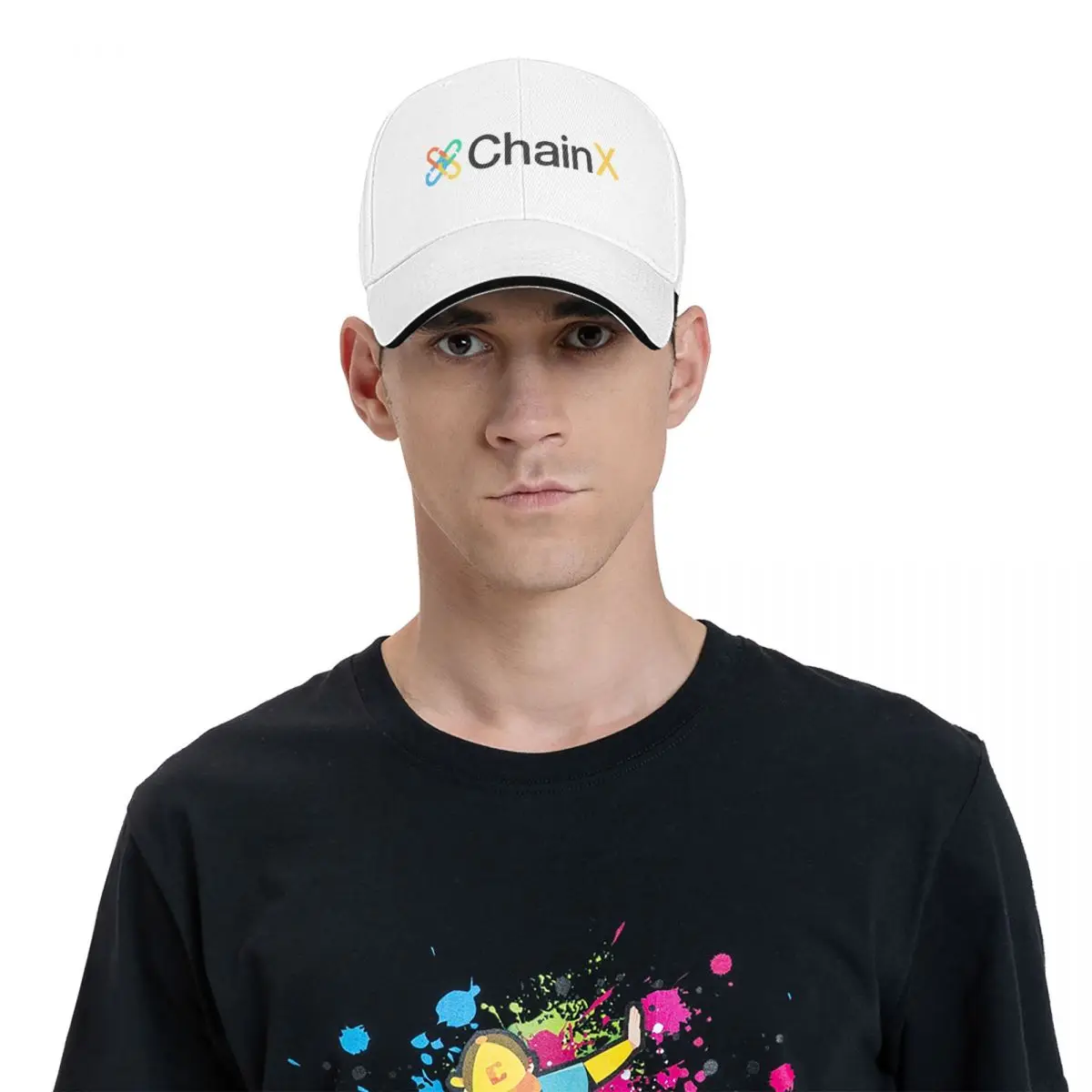 Крипто Гольф ChainX хип хоп casquette Валюты Повседневное Графический Для Мужчин's