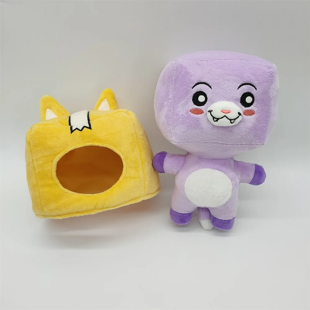 Lankybox Plush Toy Removable Cartoon Robot Stuffed Anime Plushie Dolls Kawaii Plushie Fox Baby Pillow Kids Birthday Gifts