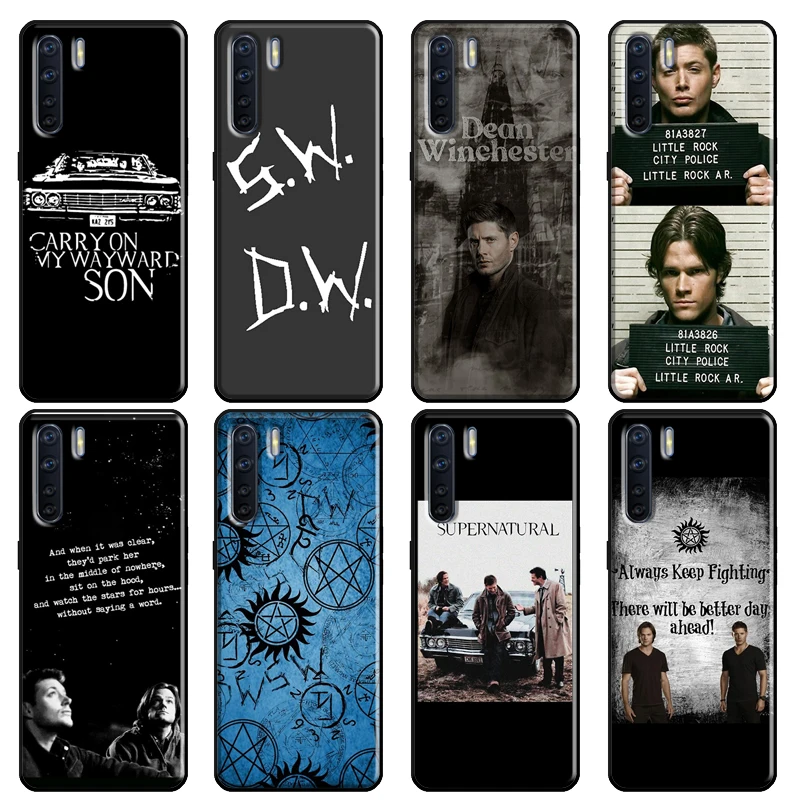 Supernatural SPN Dean And Sam Soft For OPPO A52 A72 A83 A91 A5 A9 A53 A31 2020 F5 F7 Reno 4 Pro 2Z A5S A1K A15 Case |