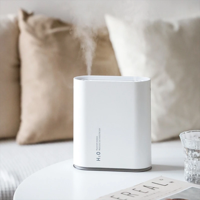 

1000ml Electric Humidifier Air Humidifiers 2 Spray USB Rechargeable Wireless M2EE