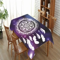 rectangular tablecloths decorative table cover 3d printing dreamcatcher dining table living room table mat wedding kitchen