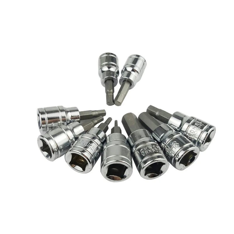 10 шт. Набор розеток 3/8 " Квадратный привод T10 T15 T20 T25 T27 T30 T40 T45 T50 T55|Розетки| |