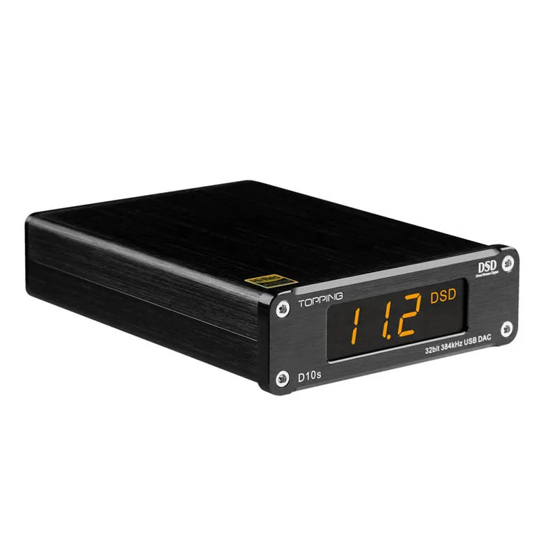 TOPPING D10s USB DAC XMOS XU208 ES9038Q2M PCM384KHz DSD256 Support COAX/OPT/RCA Output HIFI Decoder Plug and play|Цифро-аналоговые