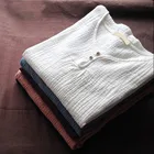 Рубашка из хлопка и льна, для весны и осени, брендовая удобная мягкая винтажная блузка, женские рубашки, camisetas femininas 5XL 6XL, размера плюс