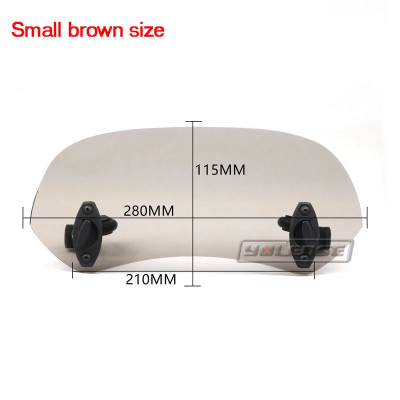 

For BMW F750GS F850GS F650GS F800GS F750GS Universal Adjustable Windscreen Windshield Extension Spoiler Wind Deflector Lockable