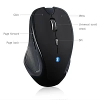 wireless 1600dpi 6 buttons adjustable receiver optical computer 3 0 ergonomic mice for mi pad 4 mouse