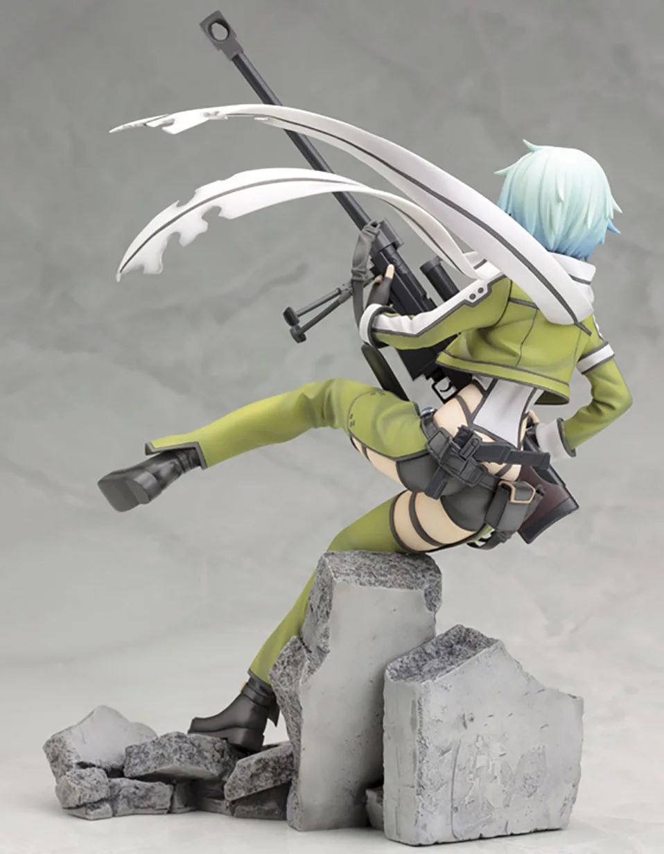 Японское аниме Sword Art Online Joint подвижная Синон Кирито асунаюки ПВХ фигурка игрушки украшения Коллекционная модель игрушки