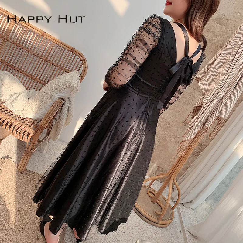 Осеннее платье 2019 осеннее и зимнее Новое Сексуальное Женское с длинными рукавами