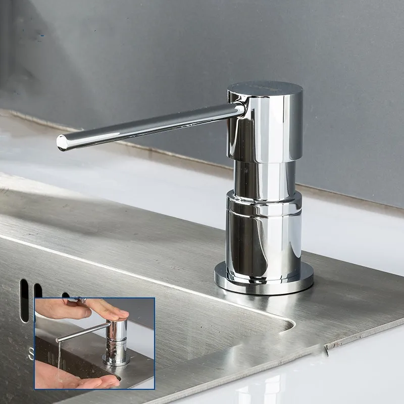 

Kitchen Sink Soap Dispenser Stainless steel Bathroom Soap Dispenser Manually Press Soap Dispenser Kitchen Accessories