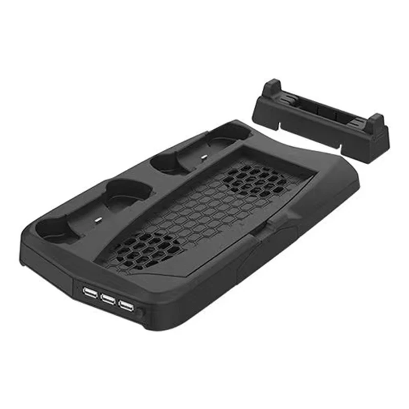 

Host Cooling Fan Base Handle Seat Charging Disc Storage Rack Earphone Storage Dual-hanging Bracket For PS5 DE/UHD