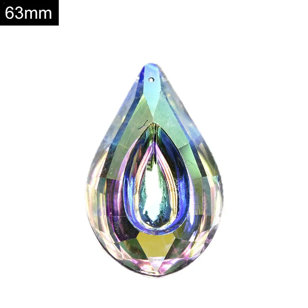 Подвесные кристаллы в виде призмы подвесной кулон цветная люстра AB детали сделай