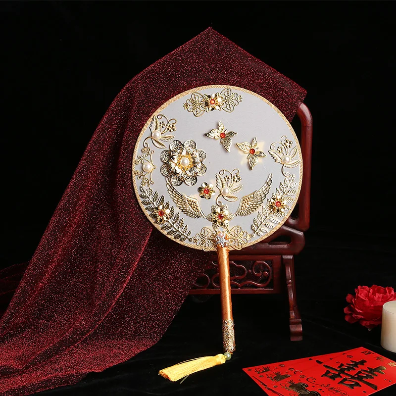 

Китайский ручной веер, Ручной Веер для невесты, красивый веер, веер из бамбукового пера, Прямая поставка, Новое поступление 2021, Ручной Веер