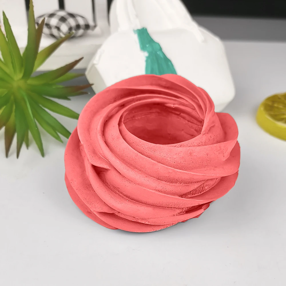 

QT0370 PRZY 3D Cream Moulds Decor Soap Molds Wedding Birthday Silicone Candle Mold Clay Resin Moulds