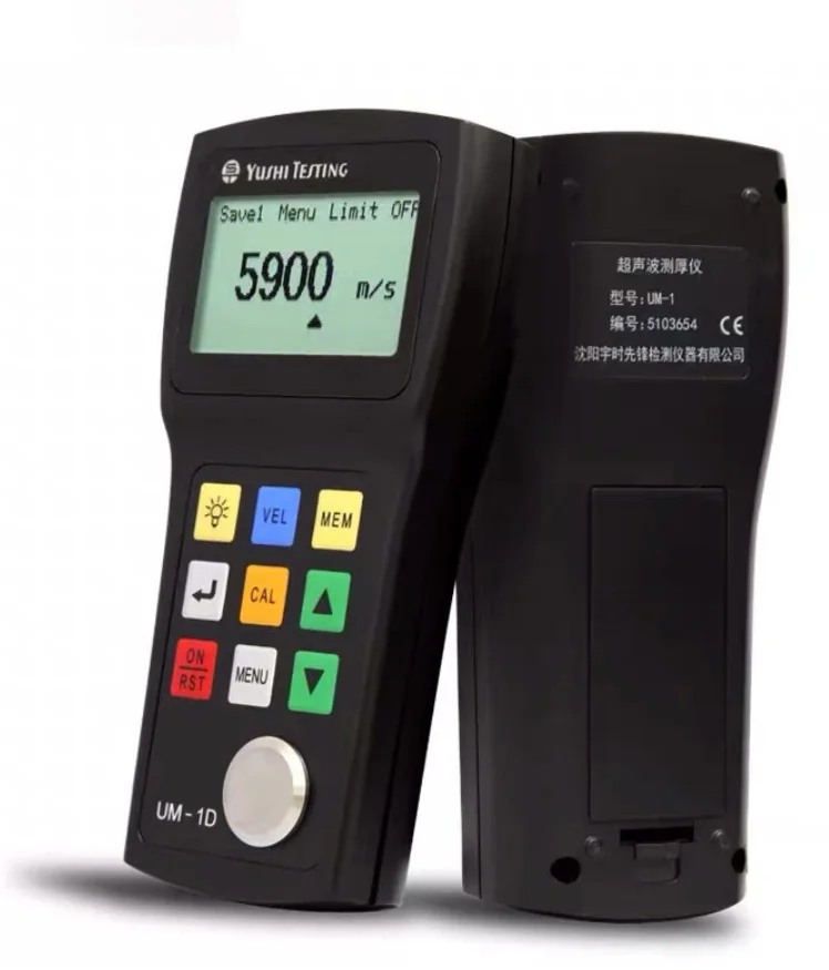 Портативный ультразвуковой Толщина тестер проникновения покрытие UM-1D датчик 0