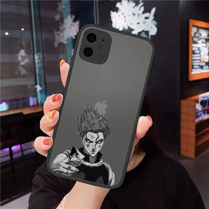

hunter x hunter Phone Cases matte transparent For iphone 7 8 11 12 plus mini x xs xr pro max cover
