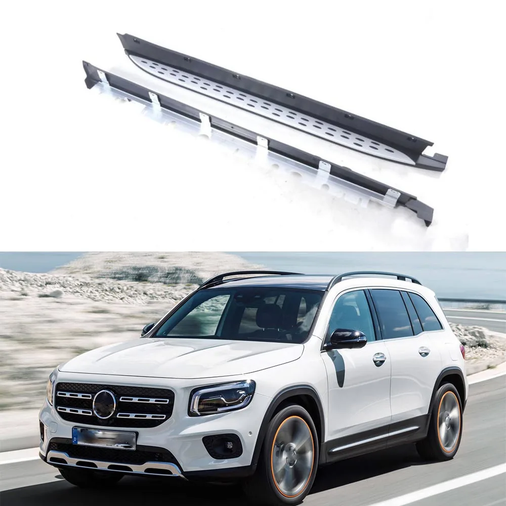 

New Design High Quality Side Step Running Board Nerf Bar Car Accessories Fit for Mercedes-Benz GLB 2019 2020 2021 Aluminum