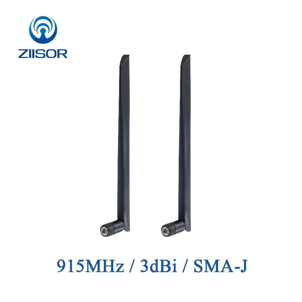 915 МГц Omni антенна Гибкая резиновая SMA Мужской 3dBi передачи данных WLAN радио Ziisor