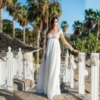 elegant pregnant wedding dresses boho long sleeves floor length bridal gowns v neck lace vestido de noiva custom made