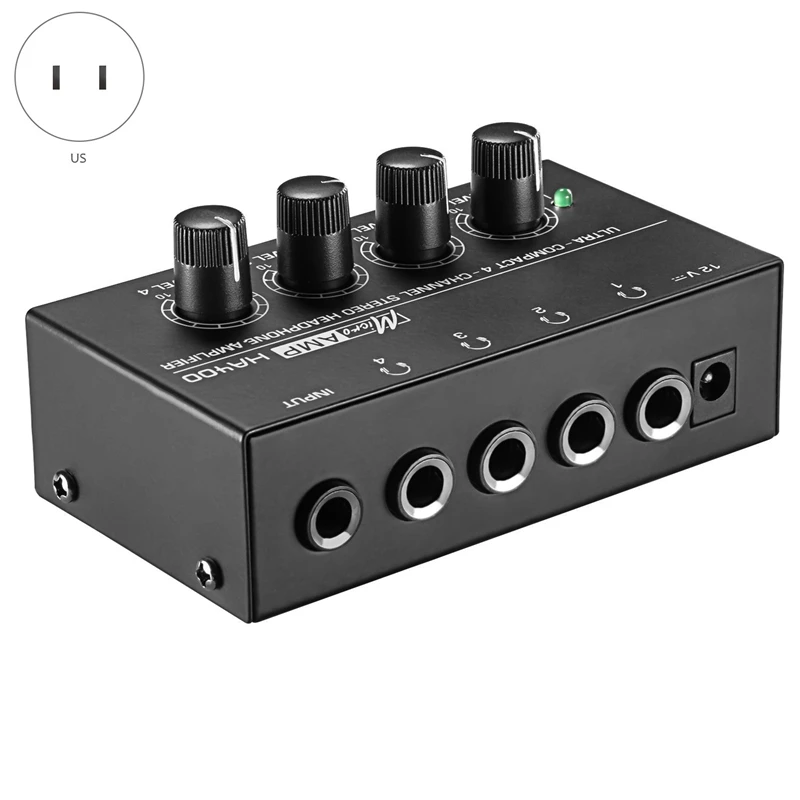 Ha400 ультра-компактный 4 канала мини-платья с круглым стерео усилитель для