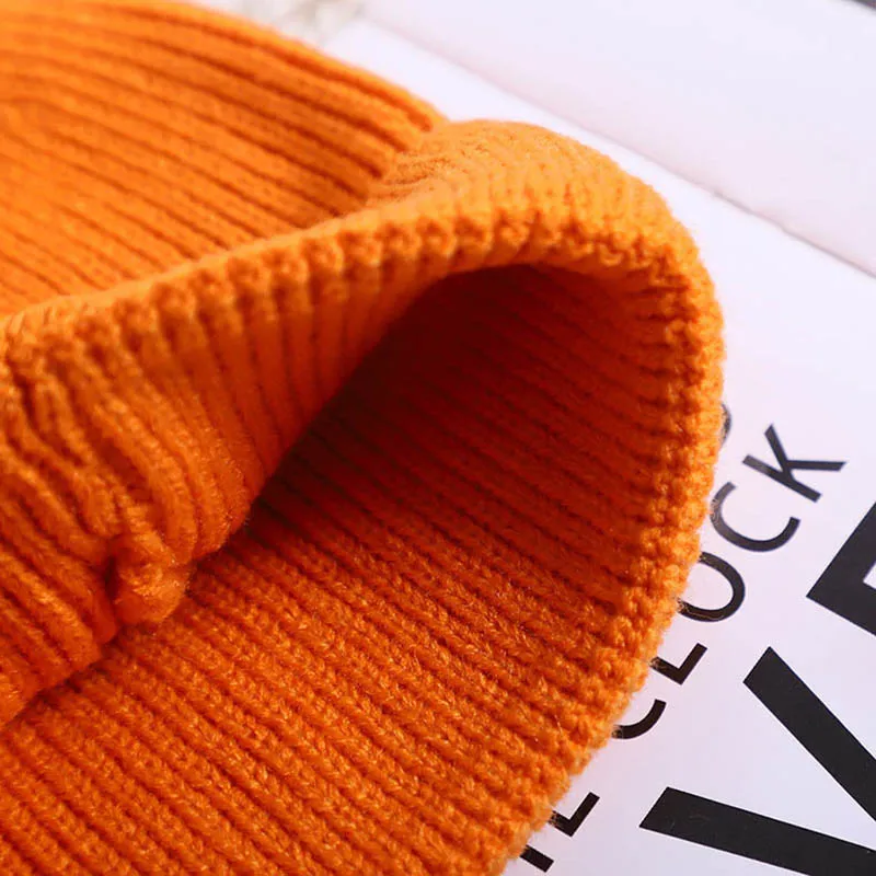5 Colors Knitted Solid Color Winter Caps For Girls Boys Good Quality Crochet Children Bonnet Beanies Kids Hat Caps