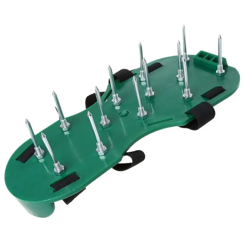 

A Pair Lawn Aerator Shoes Sandals Grass Spikes Nail Cultivator Yard Garden Tool