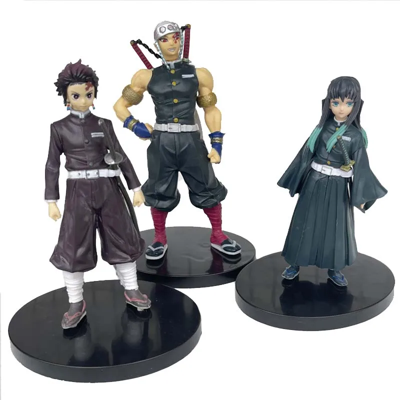 

16-19cm Demon Slayer Q.ver Kimetsu no Yaiba Kamado Nezuko Tanjirou PVC Action Figure Nezuko Anime Demon Slayer Figurine Toys