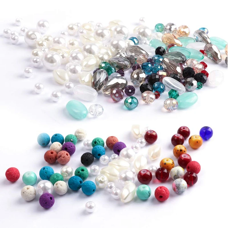 

Jewelry Making Kit, Jewelry Making Supplies Includes Jewelry Beads,Charms, Findings, Beads Wire for Bracelet, Necklace, Earrings