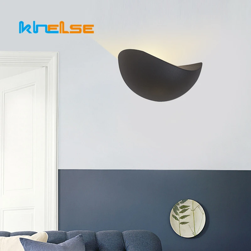 Современная уличная светодиодная полукруглая настенная лампа бра для спальни