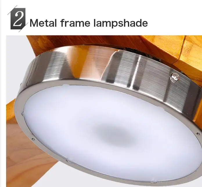 

52 inch ceiling Fan wood fans with lights remote control design retro ventilator lamp Light Hotel Cafe bedroom decor Silent