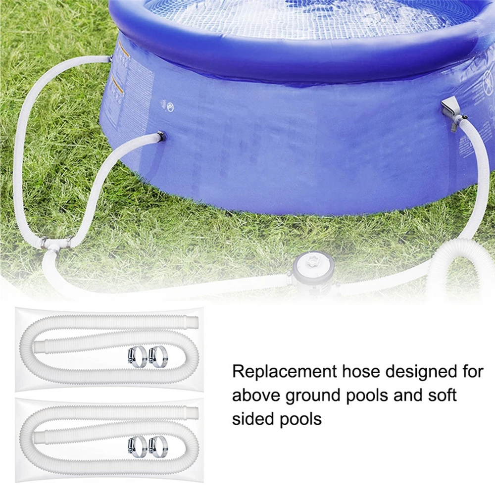 

Filter Pump Hoses Swimming Pool Replacement Hoses Pool Pump Replacement Hoses Single Tube Double Buckle Double Tube 4 Buckle 8