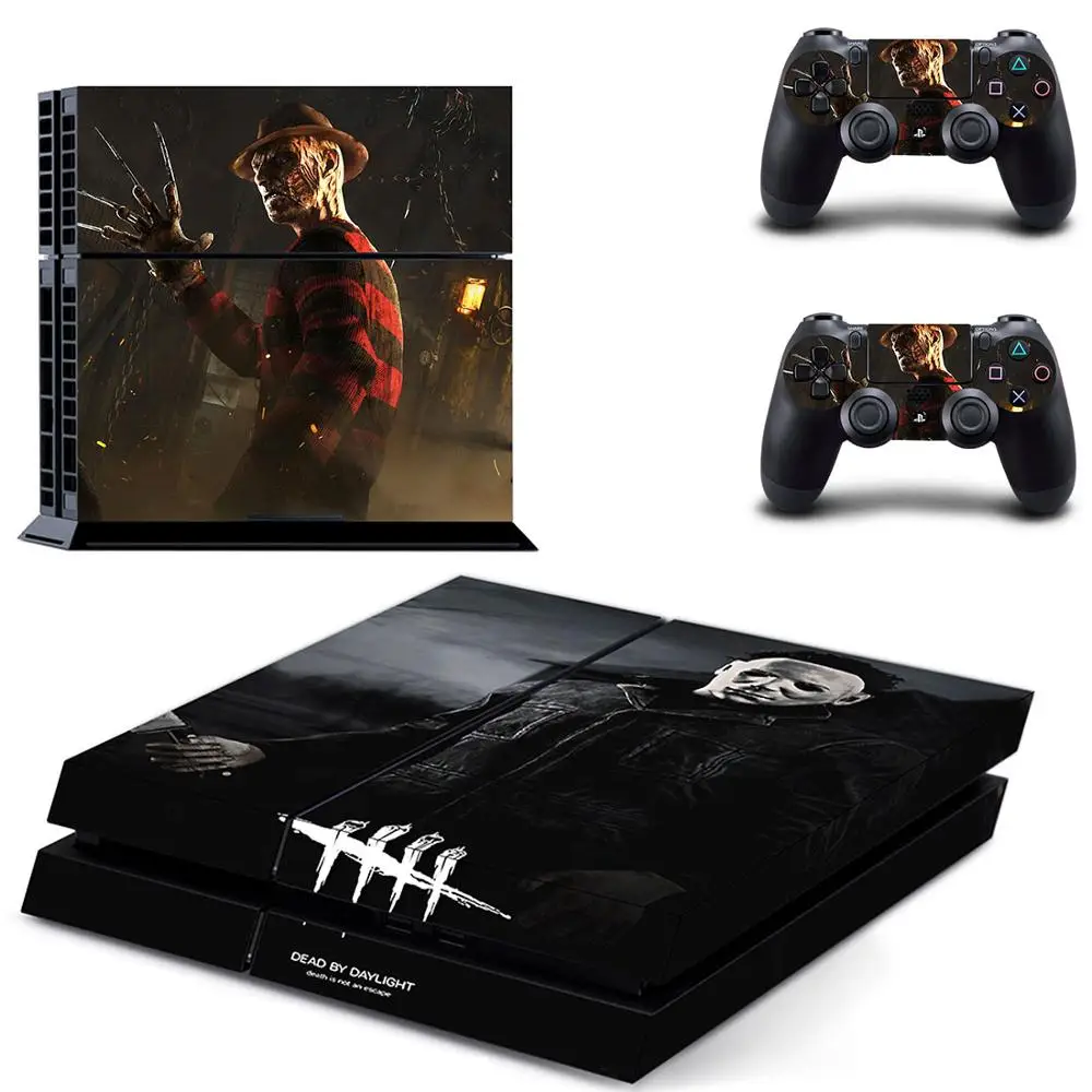Виниловая наклейка для Sony Playstation 4 новая на кожу PS4 консоли и контроллеров Game Dead by