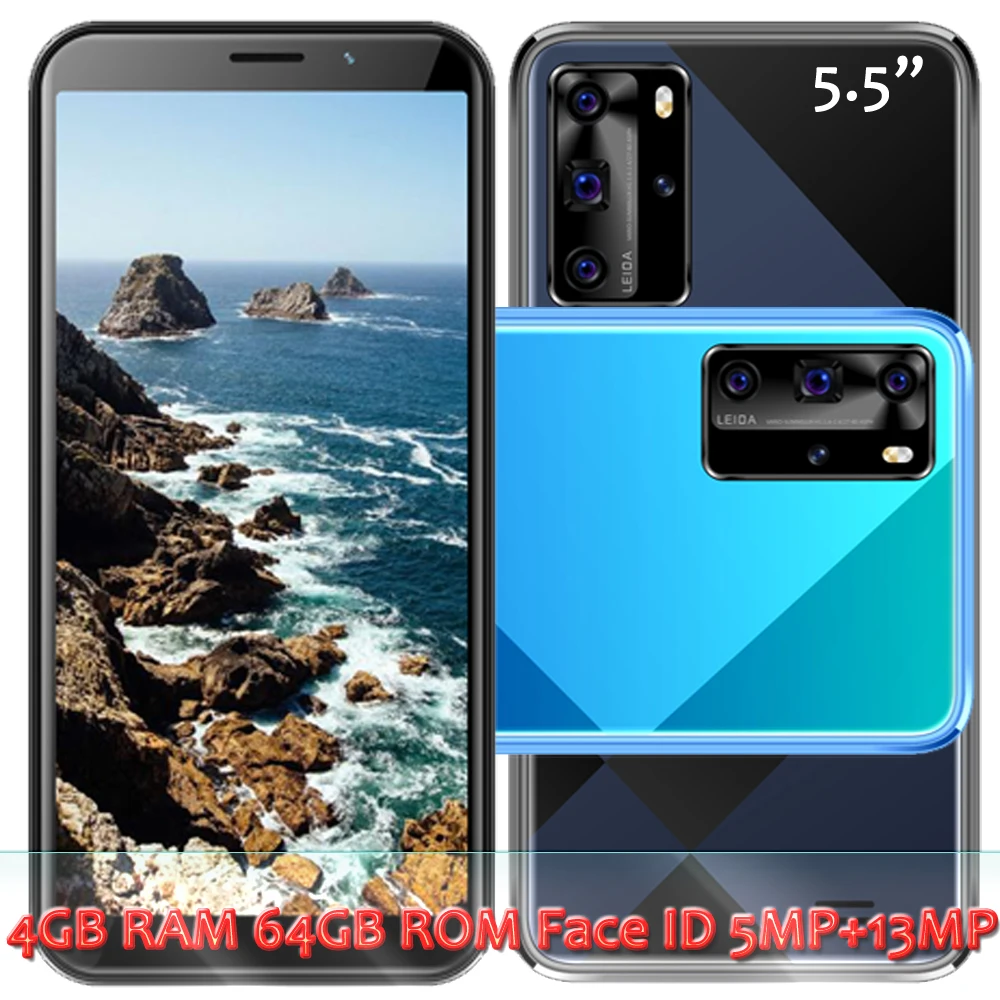 

Unlocked 10X Pro 5.5inch Front/Back Camera 4G RAM 64G ROM Face ID 5MP+13MP Original Wifi Mobile Phone Smartphones Global Version