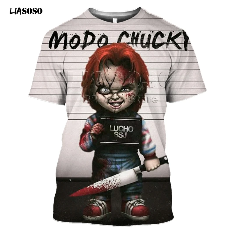 Новое поступление из фильма ужасов Child of играть персонажа Чаки 3D печатных мужские