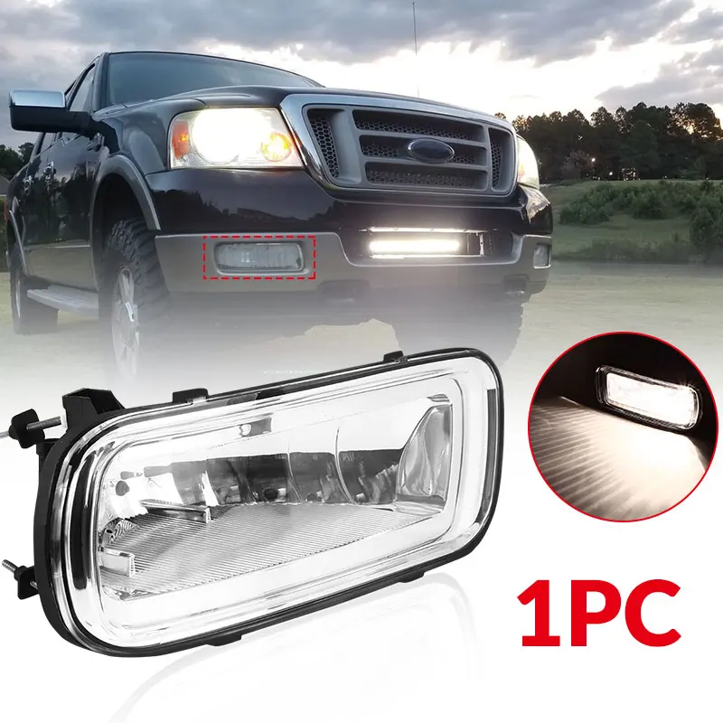 1 шт. светодиодный Противотуманные фары Дневные Фары Светильник для Ford F150 2004 & Lincoln