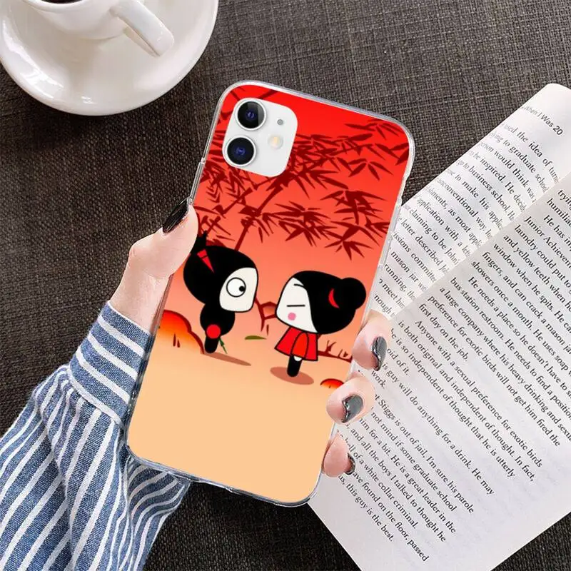 CUTEWANAN милый мультяшный черный мягкий чехол для iPhone 11 pro XS MAX 8 7 6 6S Plus X 5S SE 2020 XR |