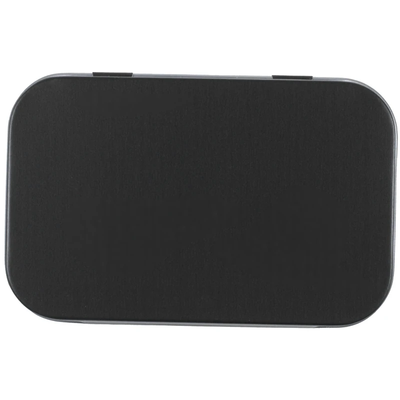 

95x60x21mm Black Tin Box Black Metal Box With Matte Candy Box Small Box