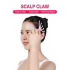 Массажер для головы и головы, инструмент для расчесывания волос, массажер для тела на пять пальцев, массаж шеи, расслабляющий спа-кисть для головы TSLM1