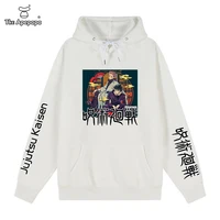jujutsu kaisen hoodie hip hop anime pullovers tops loose long sleeves autumn man hoody hoodie