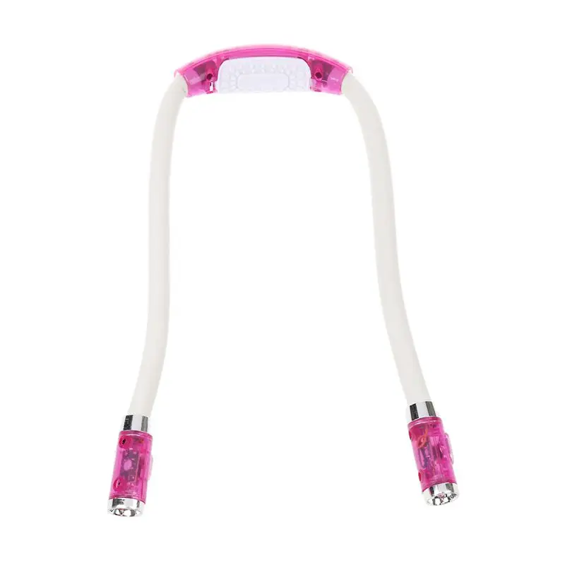 2 шт. светодиодный светильник для чтения книг с гибким горлышком 4 режима-черный и