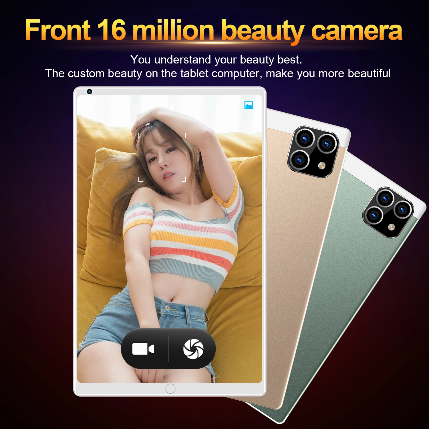 2021 New 8 inch 8GB 128GB Tablet 10 Core Android 9.0 WiFi PC Dual SIM Camera Bluetooth 4G Call Phone | Мобильные телефоны и