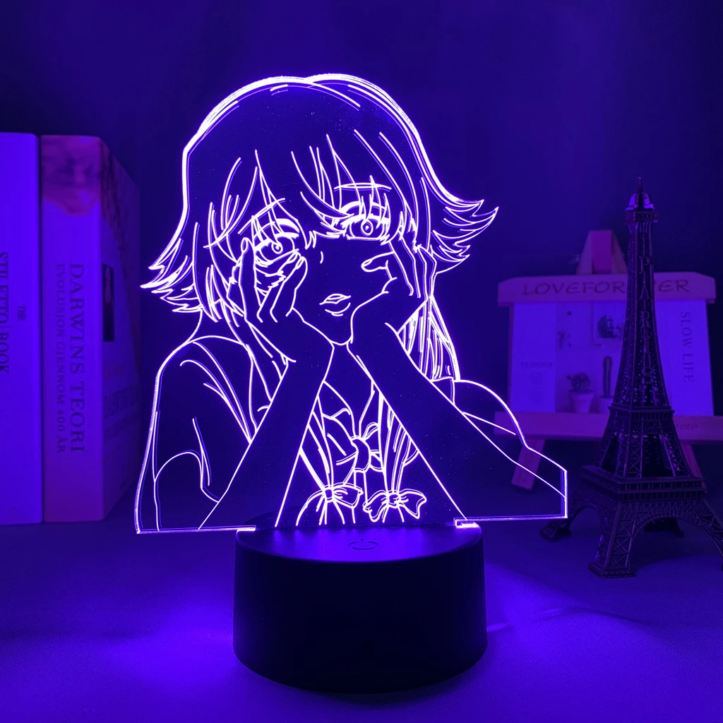 Future Diary Led Night Light for Kids Bedroom Decor Nightlight Birthday Gift Anime Gadget Room Table Lamp Mirai Nikki